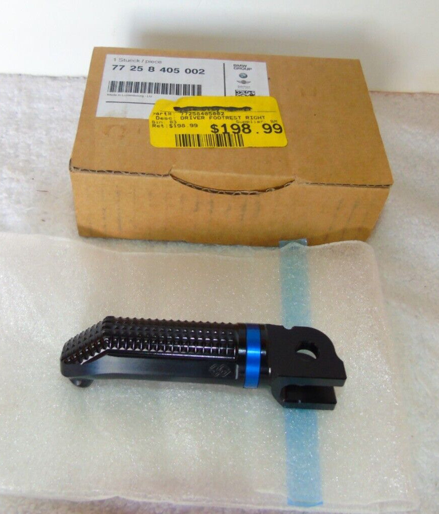 BMW S1000R Motorad Right Side Driver Right Footrest # 77258405002