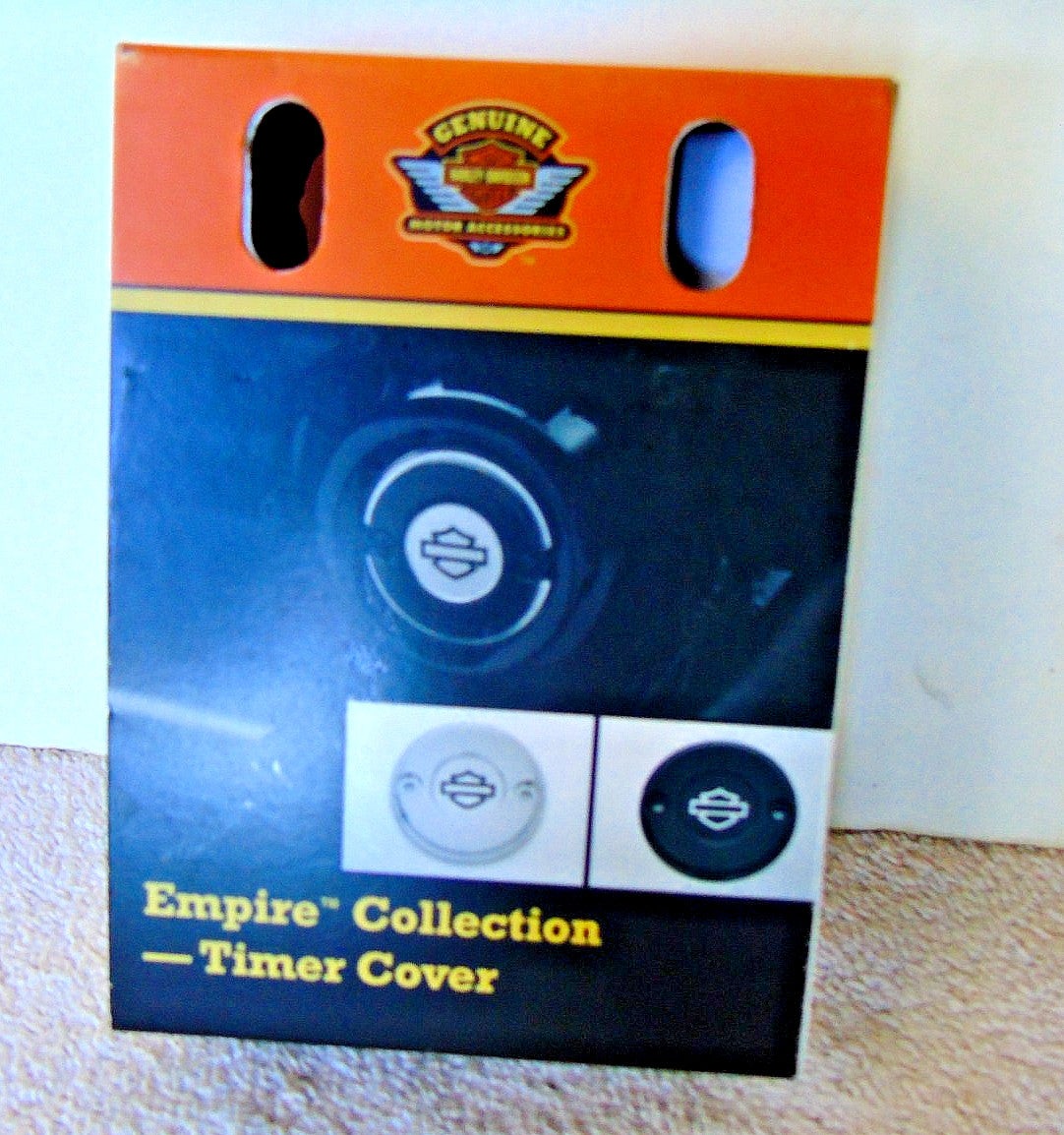 Harley-Davidson M8 Empire Collection Timer Cover Black Machine Cut OEM# 25600152