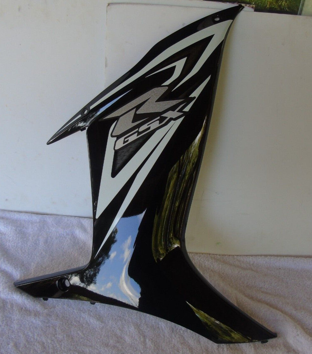 2014 Suzuki GSXR600 GSX-R600 RH Side Fair Cowling Black New OEM #94450-14J40-6UX