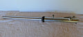 1975 Honda CR125M Left Side Front Fork Shock Assembly
