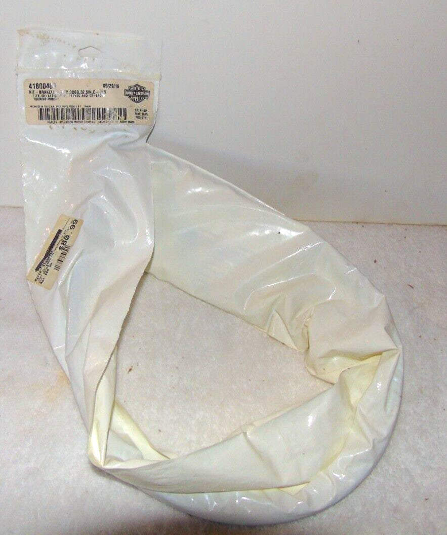 Harley Davidson Fatboy FXDL FXDF Upper Brake Line Black 32.5 inch OEM # 41800480